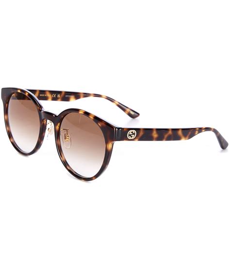 gucci 54 round sunglasses|gucci 54mm designer sunglasses.